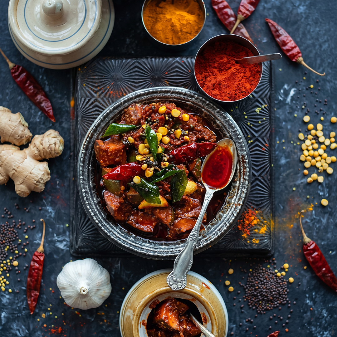Mango Ginger Garlic Pickle