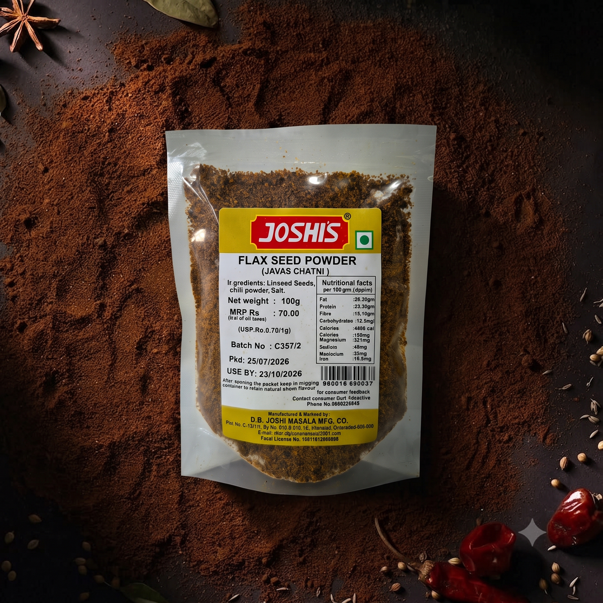 Flaxseed Chutney Powder