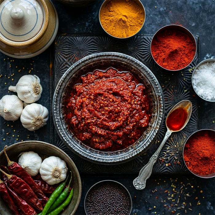 Red Chilli Garlic Pickle