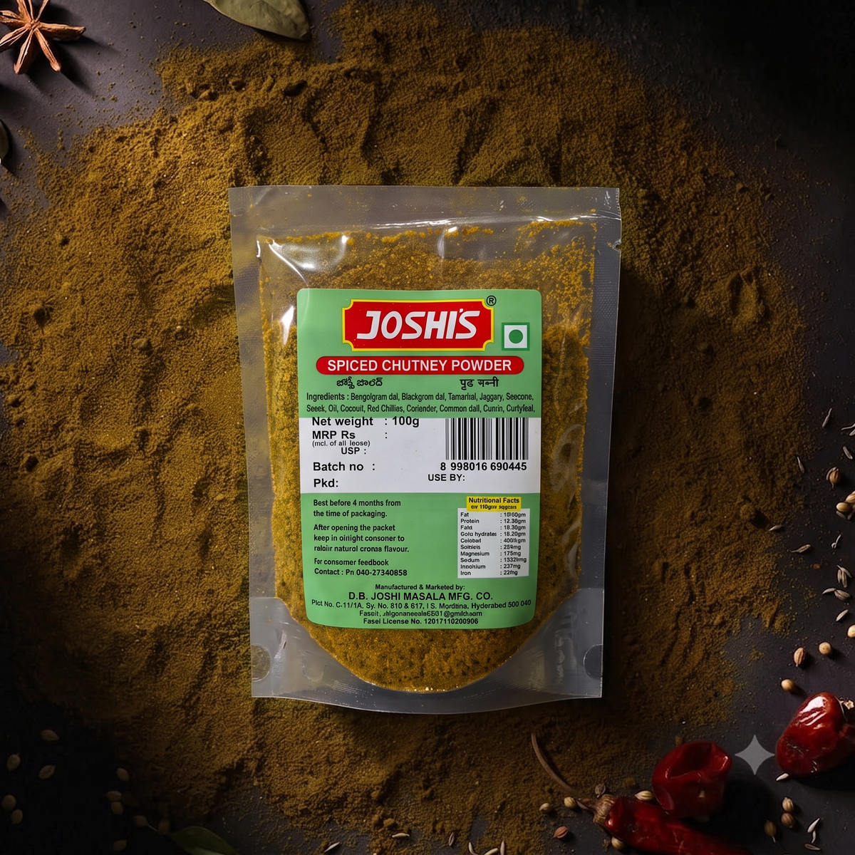 Spiced Chutney Podi