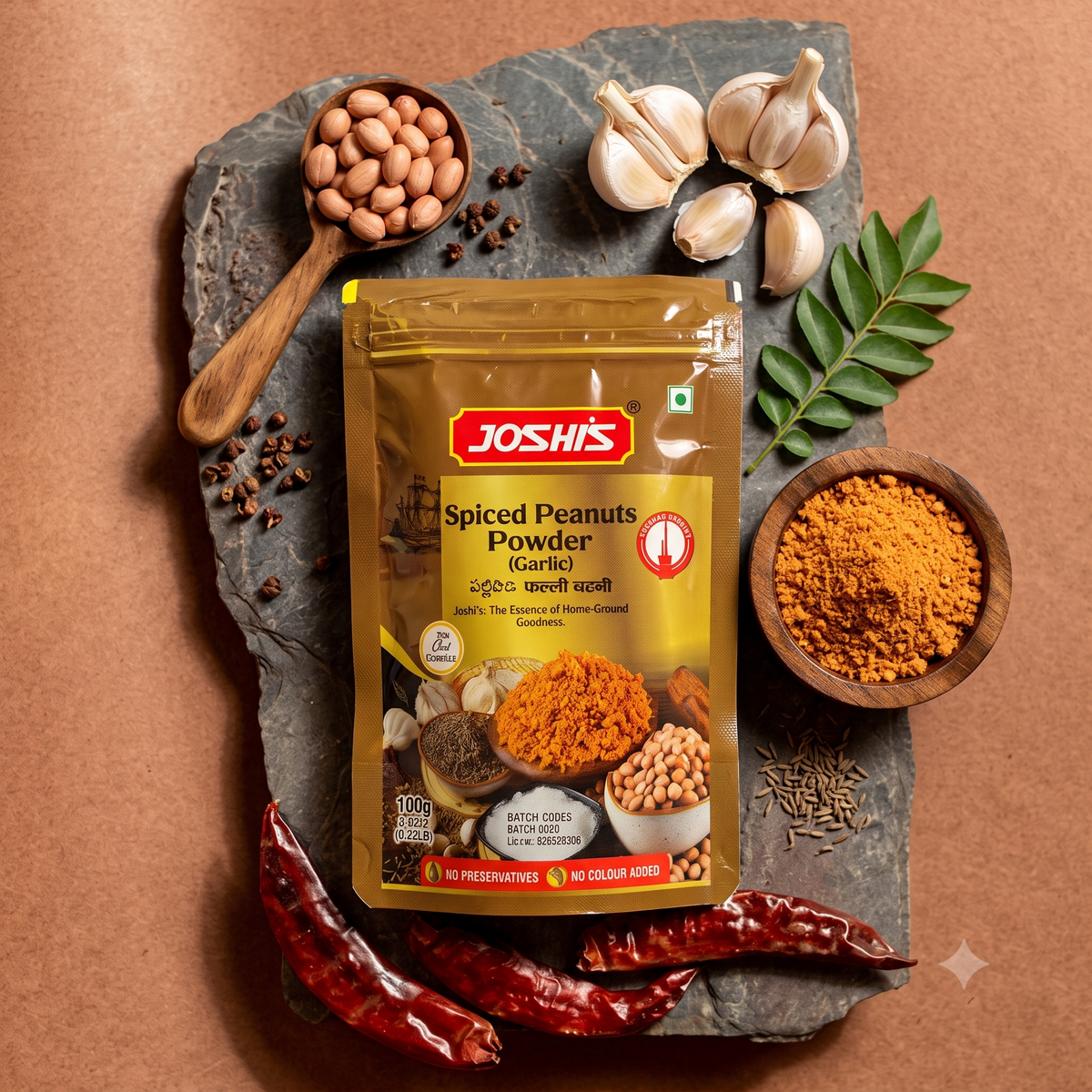 Peanut/Phalli Garlic Chutney