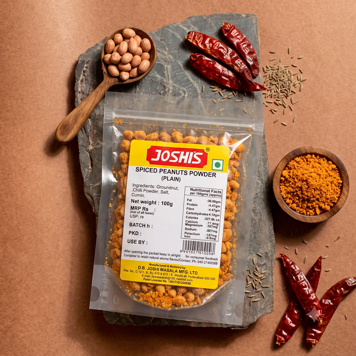 Plain Peanut/Phalli Chutney
